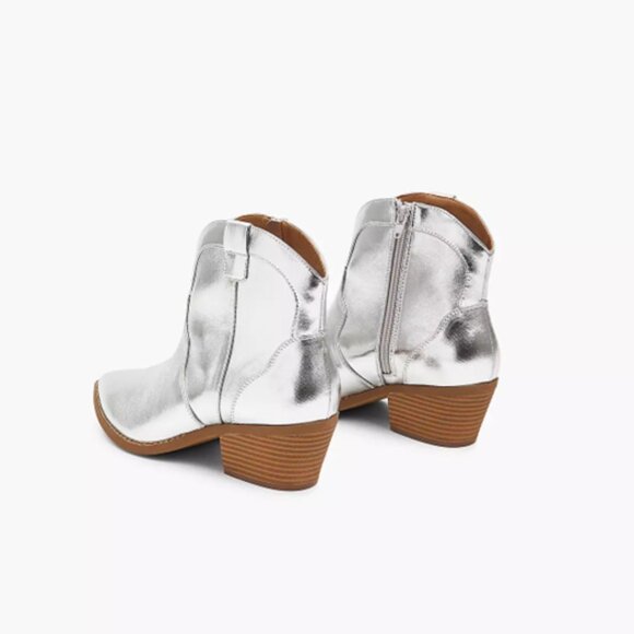 Dream Cloud Faux-Leather Western Pointed-Toe Bootie -  8W NWOT - Picture 2 of 6